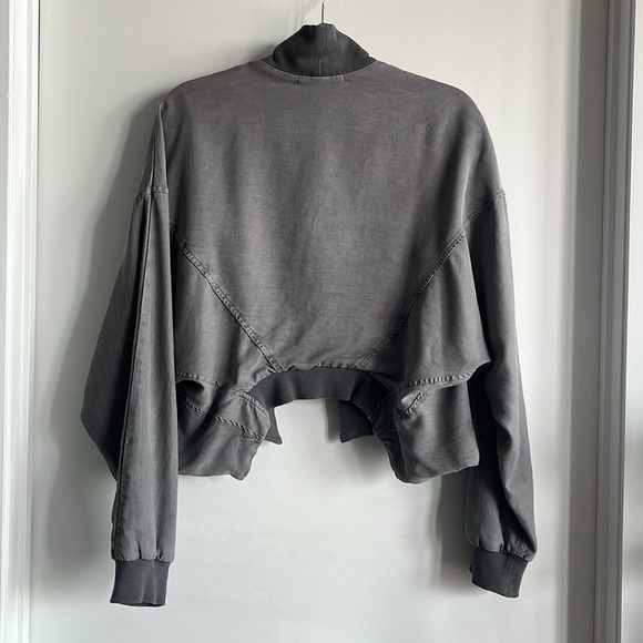 Women’s Teens Jacket Young Fabulous & Broke Fara Convertible Cropped, Medium - Picture 10 of 15